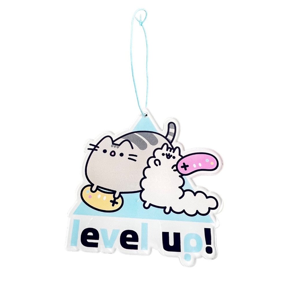 Pusheen Level Up Ornament Video Gamer Winter 2022 Box Pink Blue NIB
